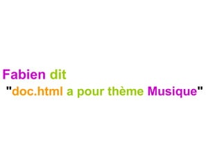 Les variations du format RDF/XML ne
le rendent
pas adapté pour des
traitements XSLT
à moins d’avoir des garanties sur sa
sérialisation.
 