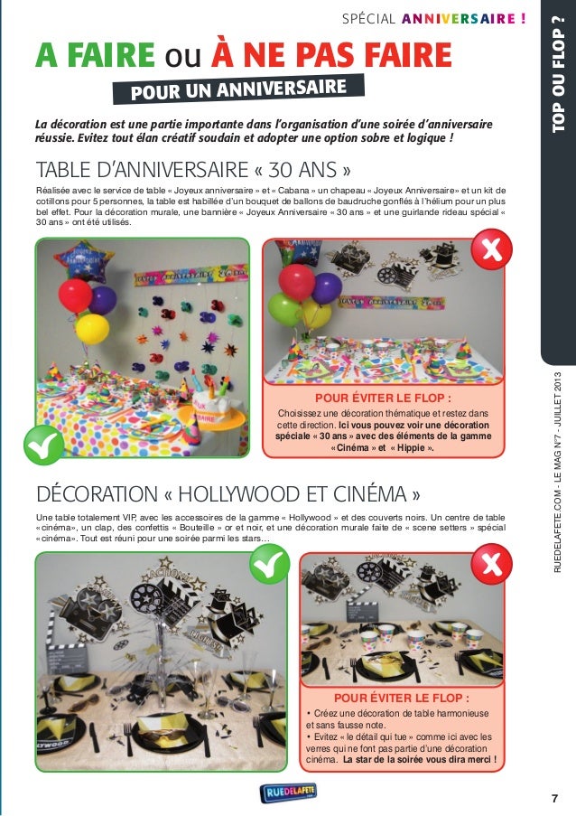 Ruedelafete Com Magazine N 7 Anniversaire Adulte Ruedelafete Com Magazine N 7 Anniversaire Adulte