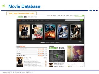 2009 시맨틱 웹 튜토리얼: RDF 집중분석RDF Syntax