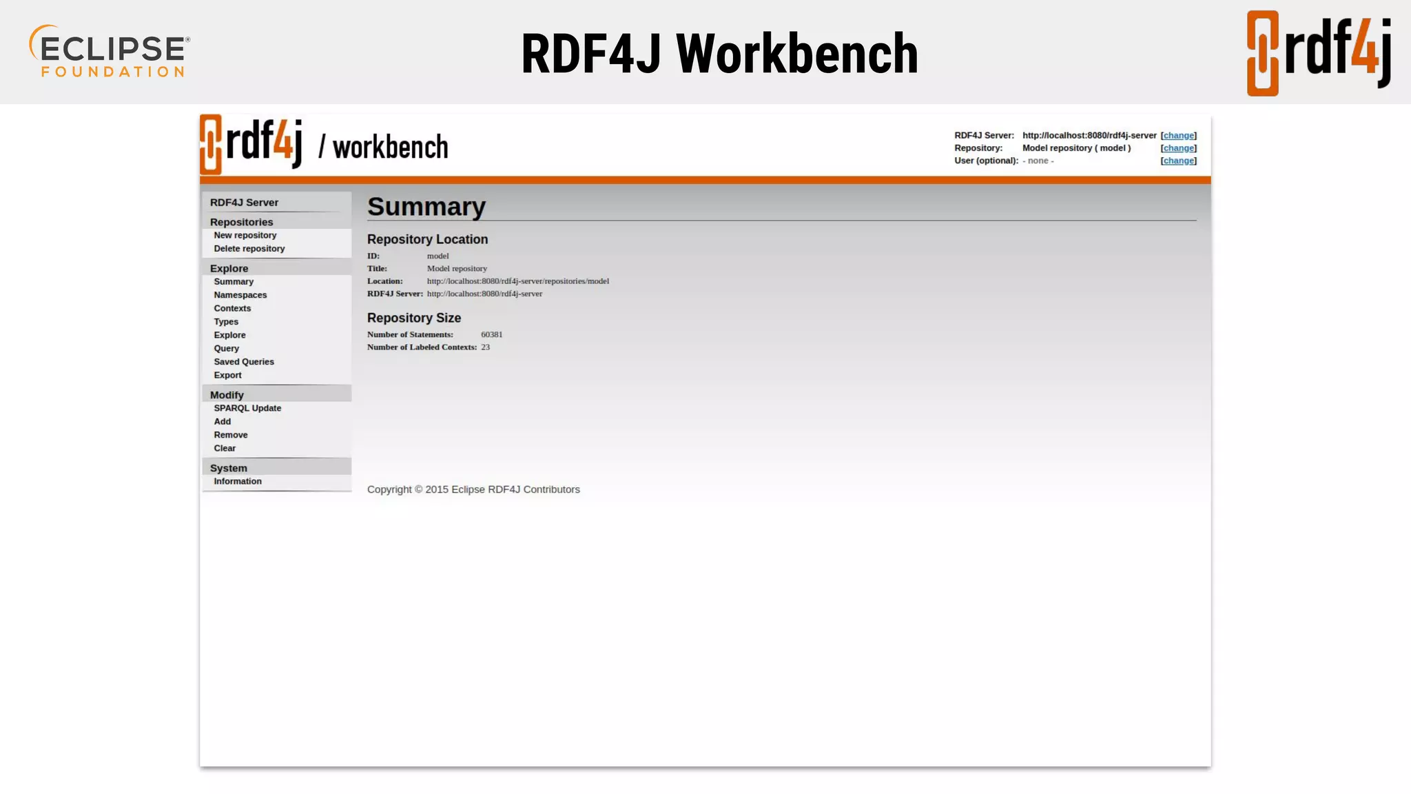 RDF4J Workbench 