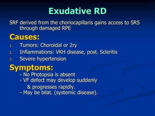 Retinal Detachment for medical students | PPT