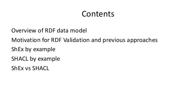 data linked semantic vs web tutorial RDF validation