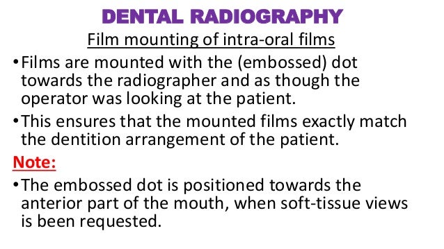 Dental Radiography