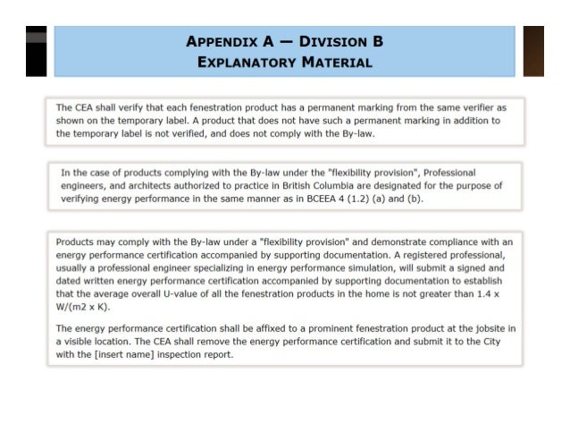 Bc Building Code And The Vbbl Bc Building Code And The Vbbl