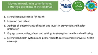 Presentation - Together advancing health and well-being for all at all ...