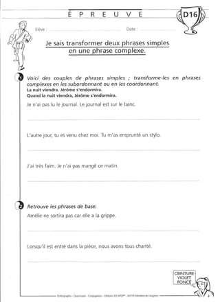 Rédiger sans fautes (cm2)