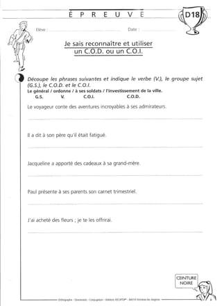 Rédiger sans fautes (cm2)