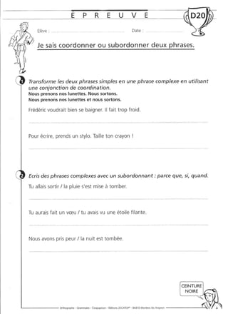 Rédiger sans fautes (cm2)