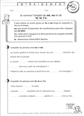 Rédiger sans fautes (cm2)