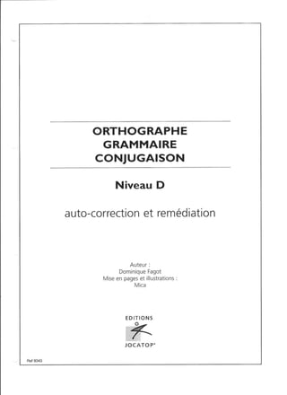 Rédiger sans fautes (cm2)