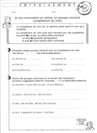 Rédiger sans fautes (cm2)