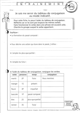 Rédiger sans fautes (cm2)