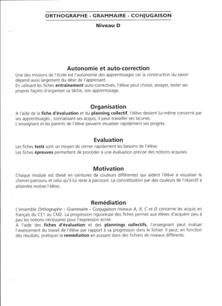 Rédiger sans fautes (cm2)