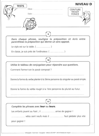 Rédiger sans fautes (cm2)