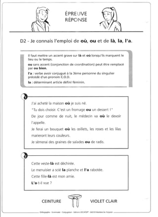 Rédiger sans fautes (cm2)