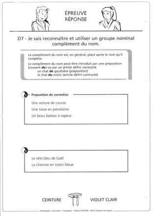 Rédiger sans fautes (cm2)