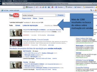  Através de ferramentas de busca é possível explorar diversos temas, ou melhor, prospects.