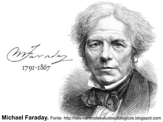 Michael Faraday. Fonte: http://ceu-centrodeestudosufologicos.blogspot.com 
 