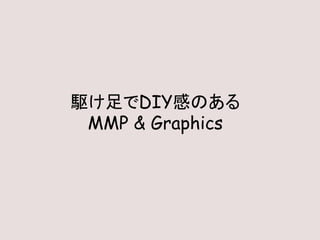 駆け足でDIY感のある
MMP & Graphics
 