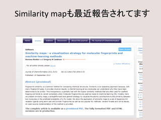 Similarity mapも最近報告されてます
 