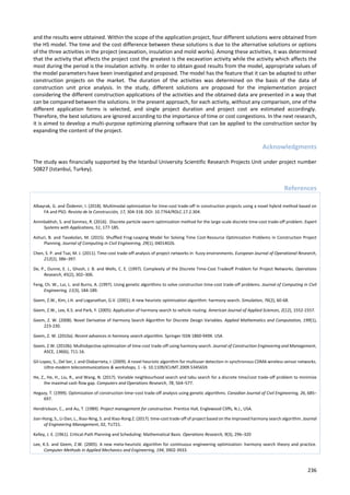 Time-cost optimization using harmony search algorithm in construction ...