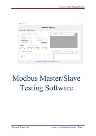 Rdl modbus protocol testing tool | PDF