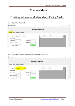 Rdl modbus protocol testing tool | PDF