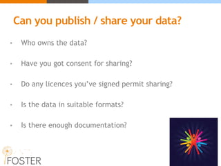 Managing and sharing data | PPTX