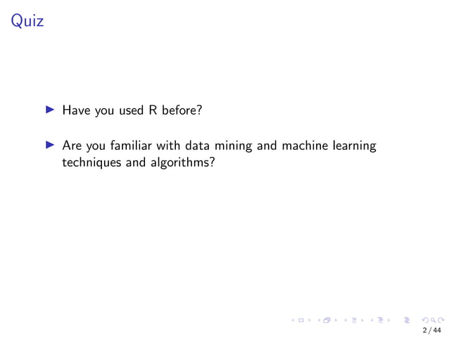 RDataMining slides-r-programming | PPT