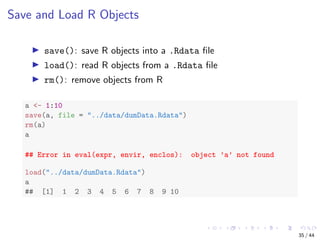 RDataMining slides-r-programming