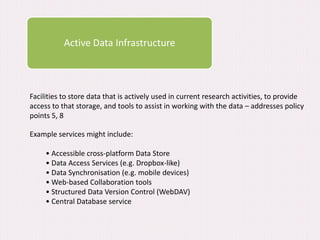 Research Data Management Roadmap@Edinburgh | PPTX