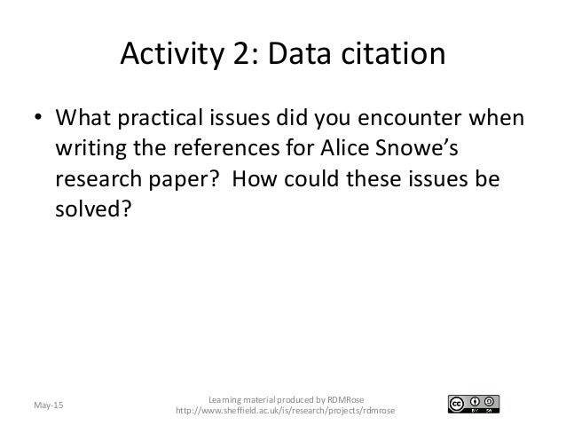 Rdmrose 2 5 Metadata And Data Citation