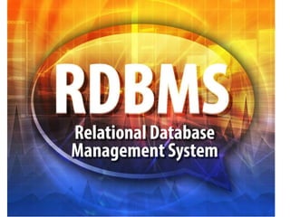 Relational Database Management System
 