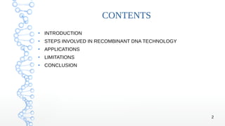 R DNA Technology | PDF