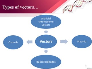 rDNA technology Recombinant DNA and its enzymes | PPTX