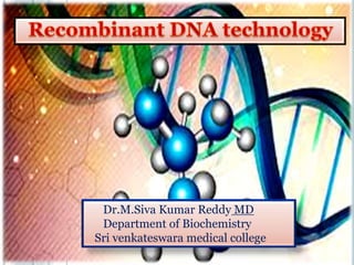 Dr.M.Siva Kumar Reddy MD
Department of Biochemistry
Sri venkateswara medical college
 
