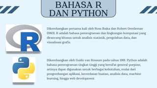 Materi matakuliah Pemrograman R dan Python | PDF