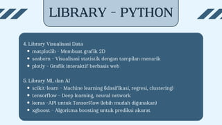 Tampilan Rapi Cell Python Materi matakuliah Pemrograman R dan Python | PDF