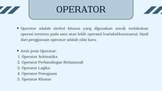 Materi matakuliah Pemrograman R dan Python | PDF