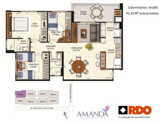 3 dormitórios- final05
91,32 M² área privativa