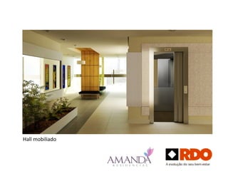 Hall mobiliado