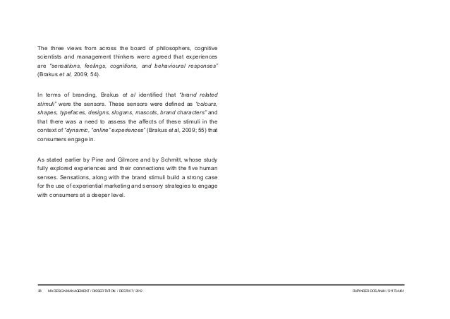 Brand management dissertation