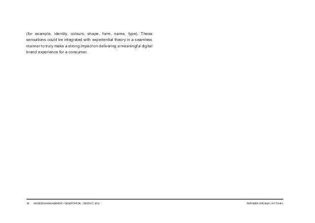Brand management dissertation