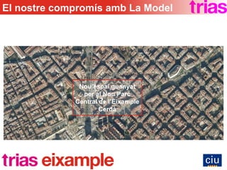 Nou espai guanyat per al Nou Parc Central de l’Eixample Cerdà El nostre compromís amb La Model 