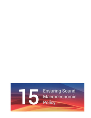 Chapter 15 Ensuring Sound Macroeconomic Policy 113
 