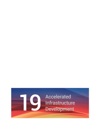 Chapter 19 Accelerated Infrastructure Development | 145
 