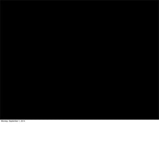 Monday, September 1, 2014 
