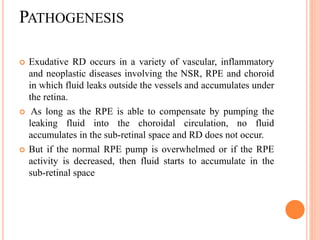 Retinal detachment presentation | PPTX