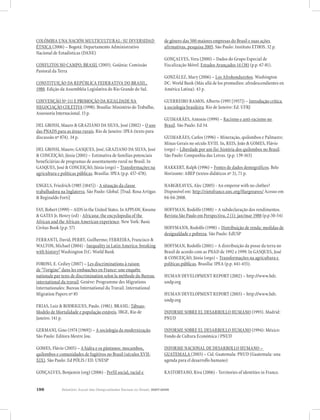 Relatório Anual das Desigualdades Raciais no Brasil; 2007-2008