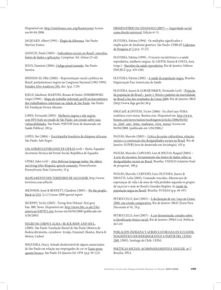 Relatório Anual das Desigualdades Raciais no Brasil; 2007-2008